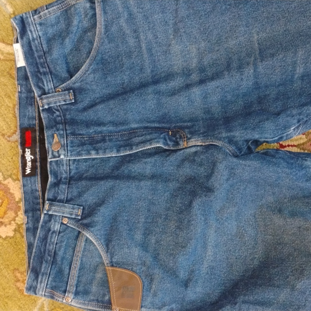 👖Wrangler Riggs WorkWear FLEECE LINED JEANS 👖 Men's Size 38 X 30 - Picture 5 of 13